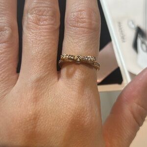 Pandora Rose Gold Bow Ring